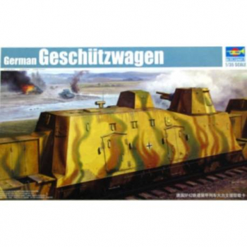 GESCHUTZWAGEN   German Artillery Railcar